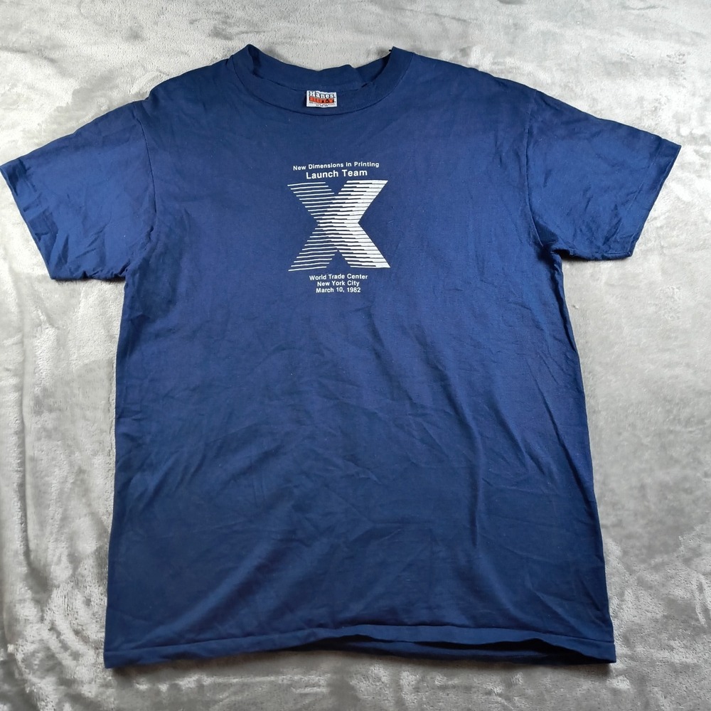 Vintage World Trade Center Shirt Men XL Single Stitch New Dimensions In Printing